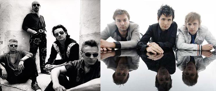 I Muse saranno la band di supporto degli U2 nel tour sudamericano