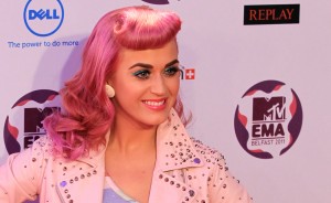 US singer-songerwriter Katy Perry poses