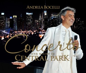 Andrea Bocelli Concerto One Night In Central Park COVER