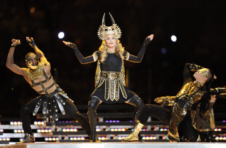 Madonna regina egizia al Super Bowl