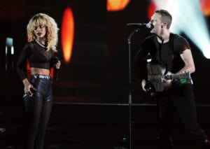 Rihanna e Chris Martin