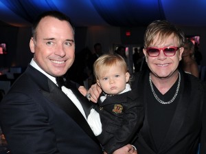 Elton John, David Furnish & Zachary