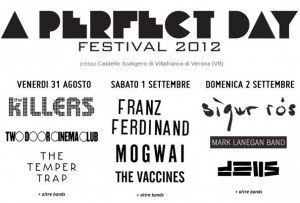 A Perfect Day 2012 - Il cartellone 