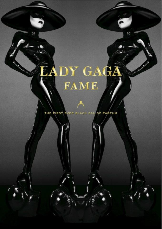 Locandina pubblicitaria "Lady Gaga Fame"
