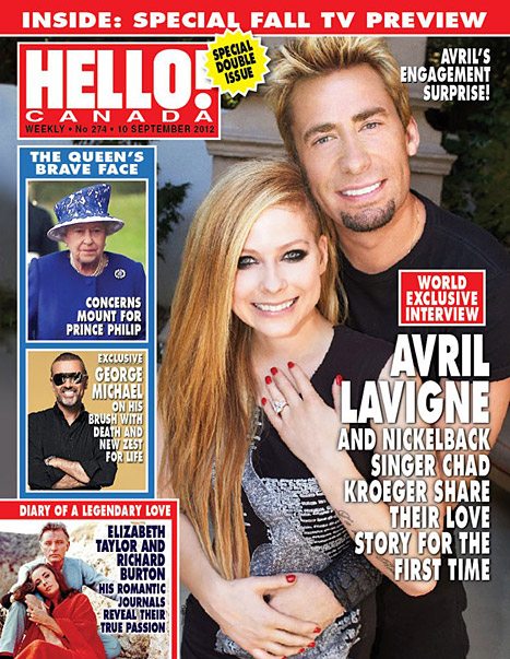 Avril Lavigne e Chad Kroeger: due mesi d’amore e matrimonio in vista