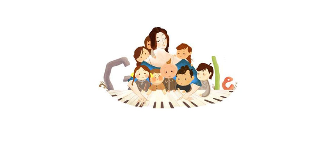 Google Doodle Clara Schumann
