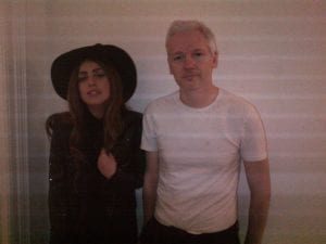Lady Gaga & Julian Assange