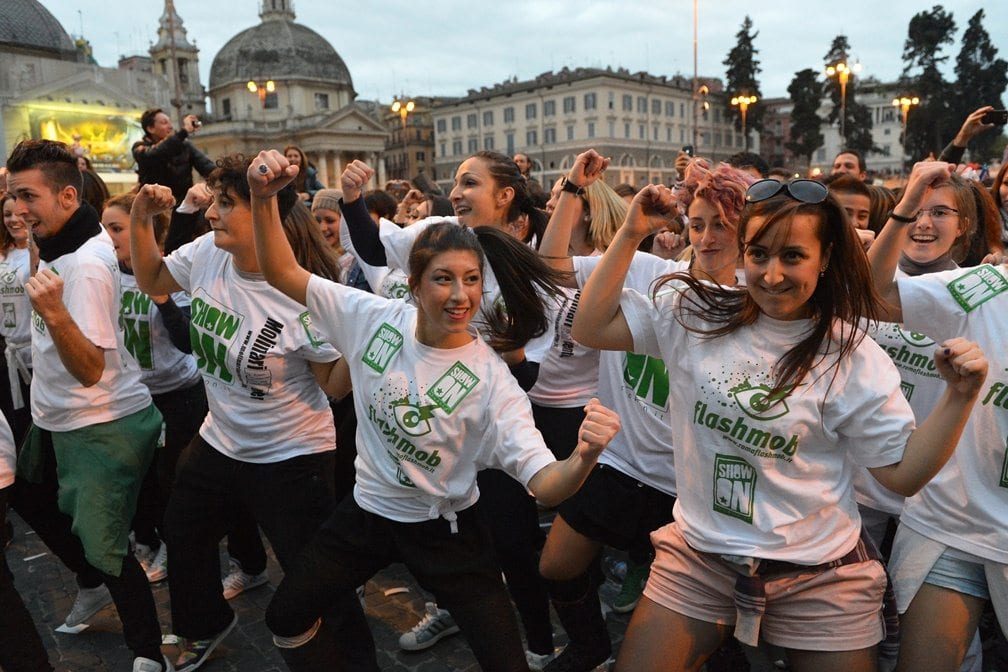 Flash Mob organizzato a Roma