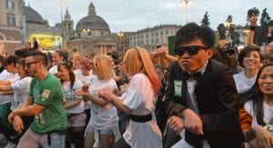 La danza del "Gangnam Style"
