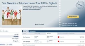 One Direction Sold Out - TicketOne