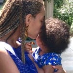 Beyoncé con la piccola Blue Ivy