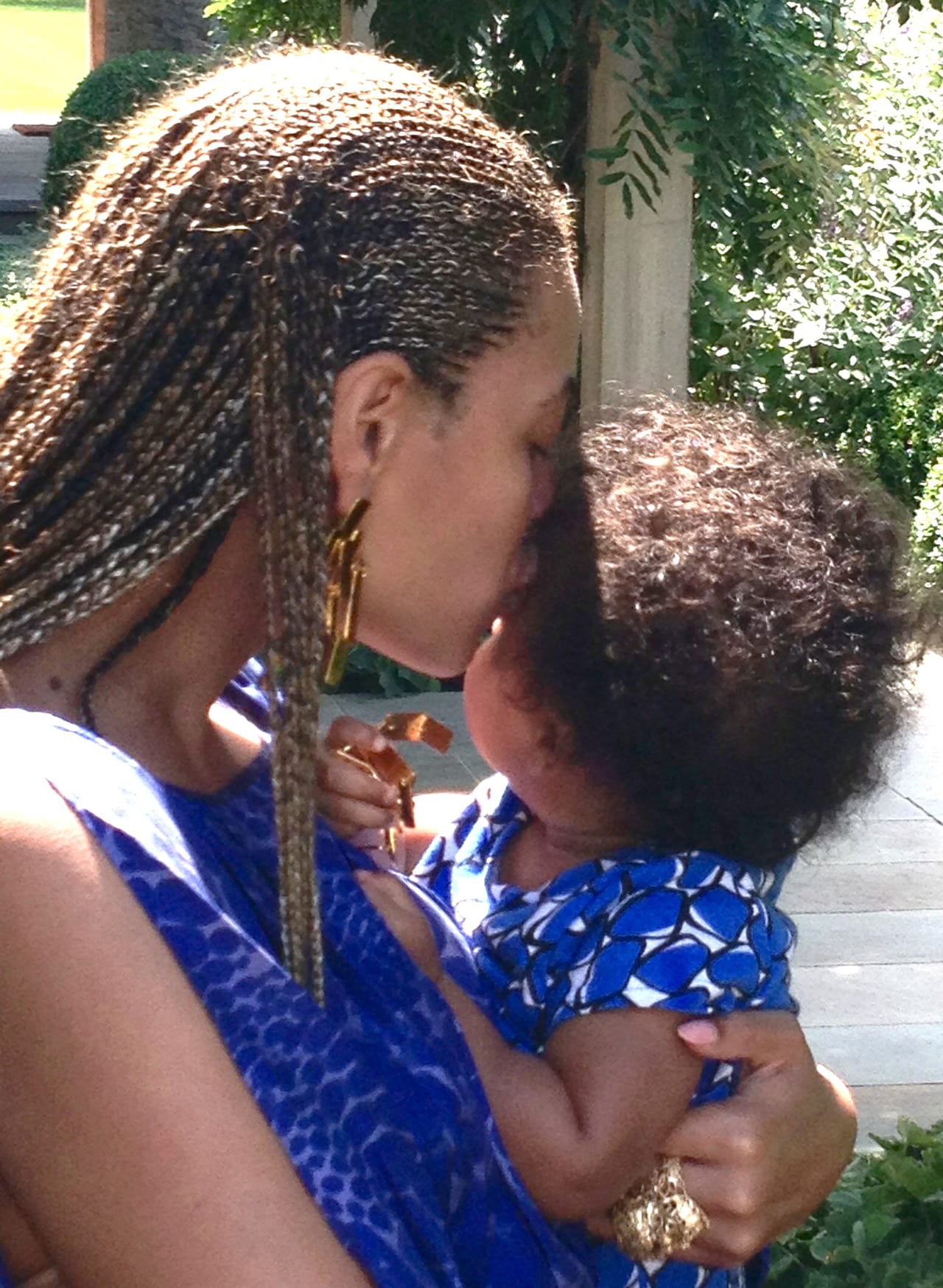 Beyoncé con la piccola Blue Ivy