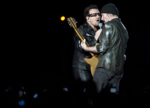 U2 - © ROGERIO BARBOSA/AFP/Getty Images