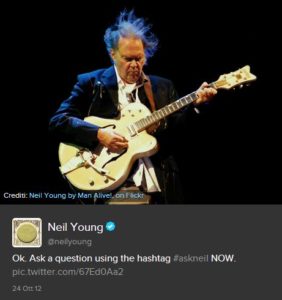Neil Young su Twitter