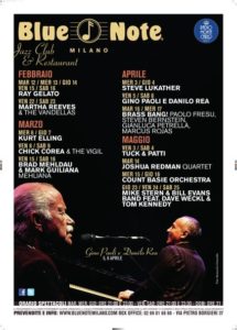 Calendario eventi al Blue Note Milano