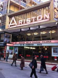 Sanremo Teatro Ariston | © Fabio Fazio Official Twitter