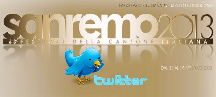 Sanremo 2013 - Twitter