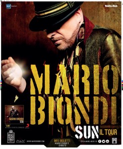 Locandina "Sun Il Tour" Mario Biondi