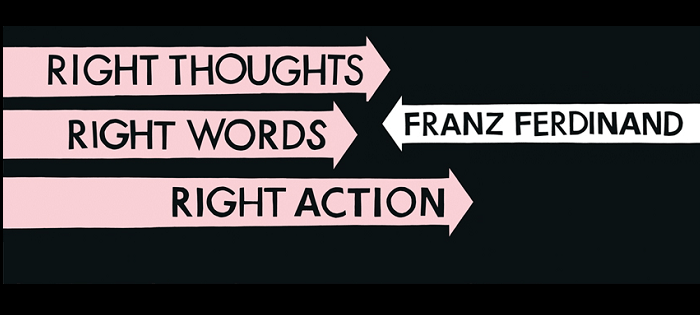 Franz Ferdinand, il promo di Right Thoughts, Right Words, Right Action