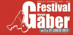 Festival Giorgio Gaber 2013