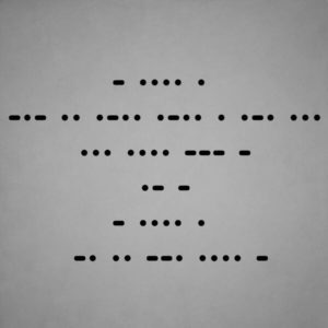 Messaggio in Codice Morse di The Killers | Twitter Official Account