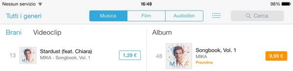 Mika al primo posto nella classifica Itunes 