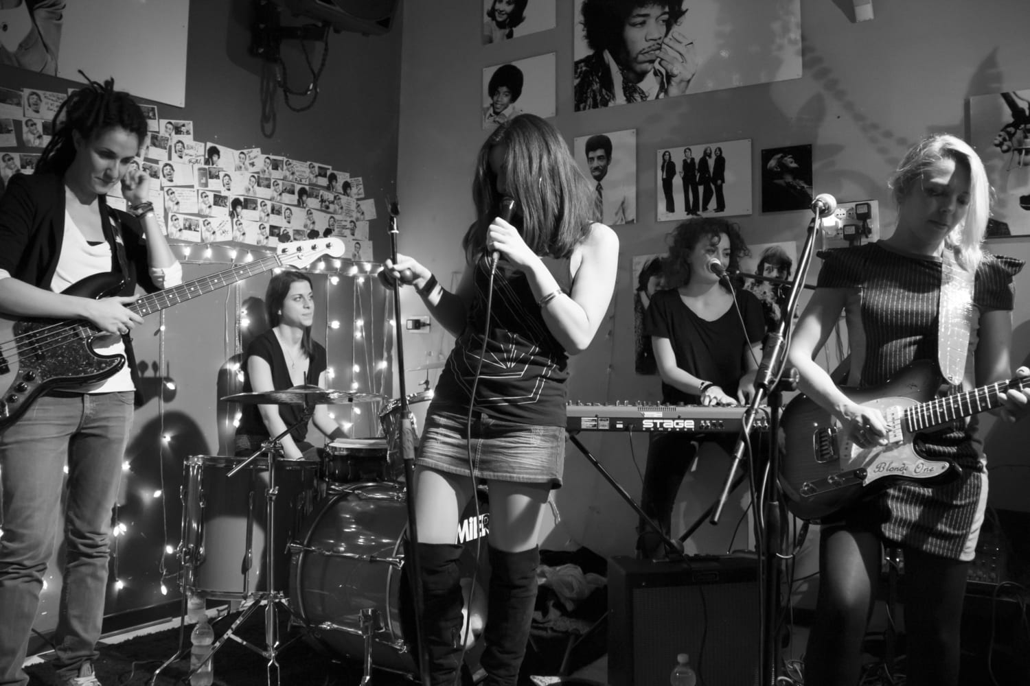 Le Desperate Blues Girls durante un concerto