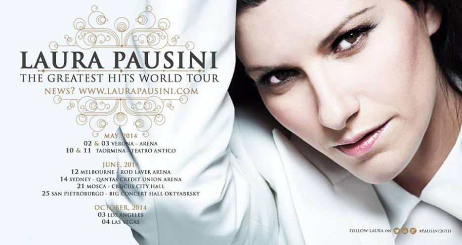 Laura Pausini aggiunge nuove date al tour
