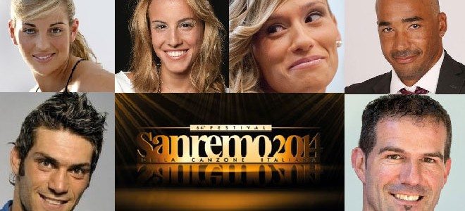 Gli sportivi a Sanremo 2014 