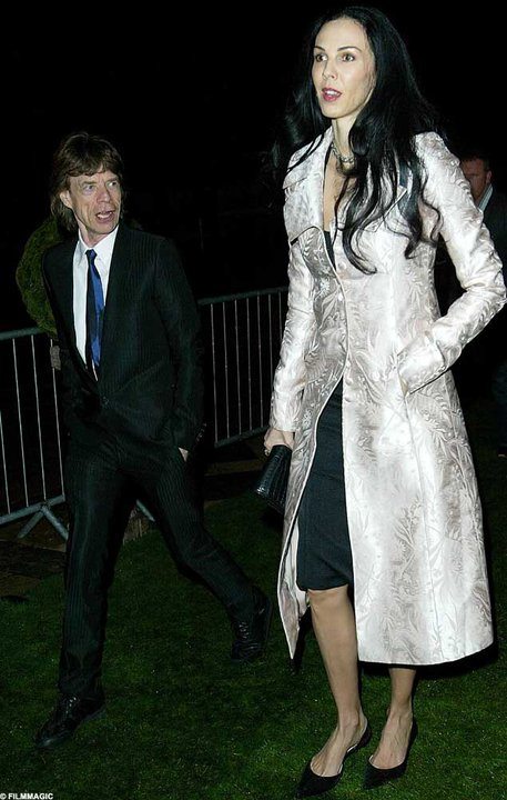 Mick Jagger e L Wren Scott  | Foto Facebook