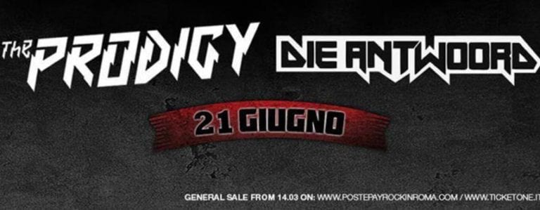 I Prodigy al “Rock In Roma” con i Die Antwoord