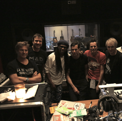 Duran Duran in studio di registrazione c| © Facebook official page