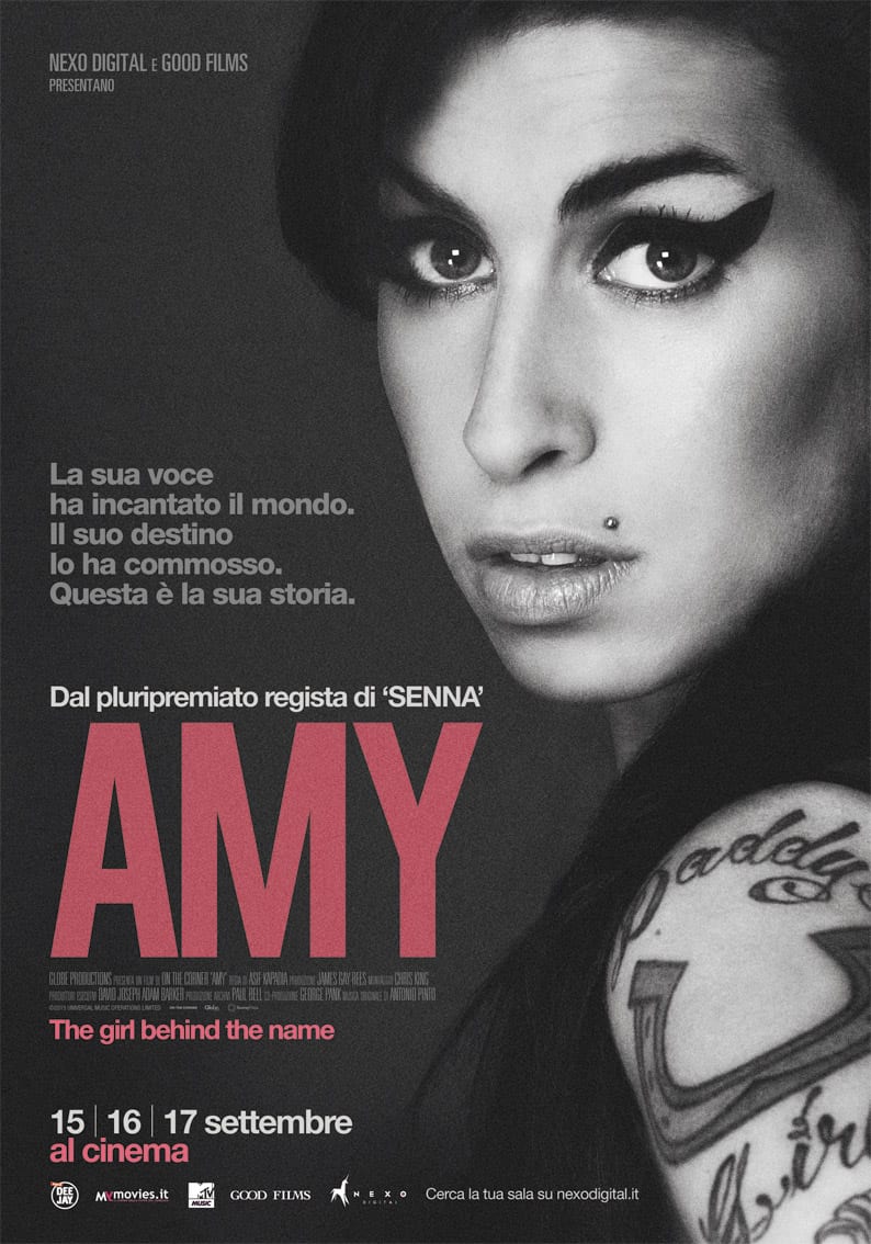 "Amy" al cinema il 15-16 e 17 Settembre 2015