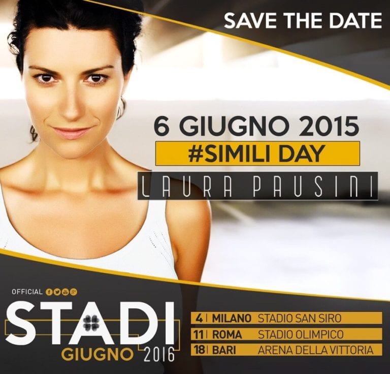 Laura Pausini: #SimiliDay a Milano, Roma e Bari