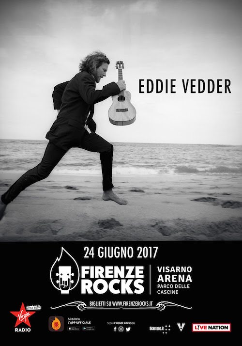Eddie Vedder al Firenze Rocks
