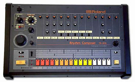 Roland TR 808 drum machine