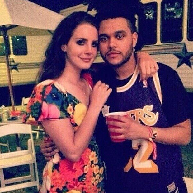 The Weeknd and Lana Del Rey compressed