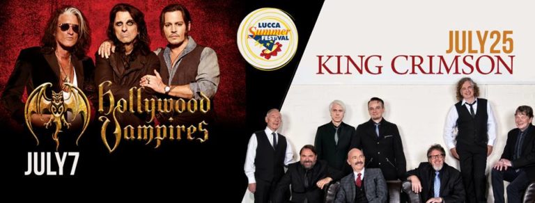 Hollywood Vampires e King Crimson al Lucca Summer Festival 2018