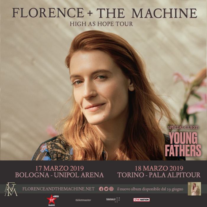 florence and the machine concerti bologna torino foto