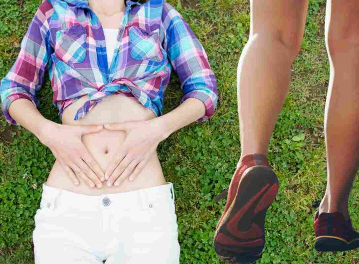 pancia piatta camminando