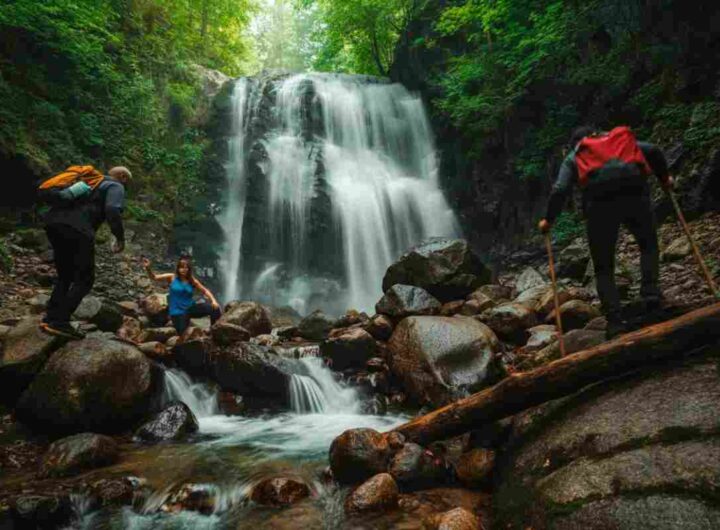 bellissimo percorso da trekking