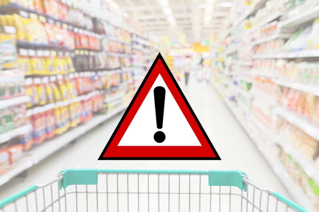 Supermercato pericolo
