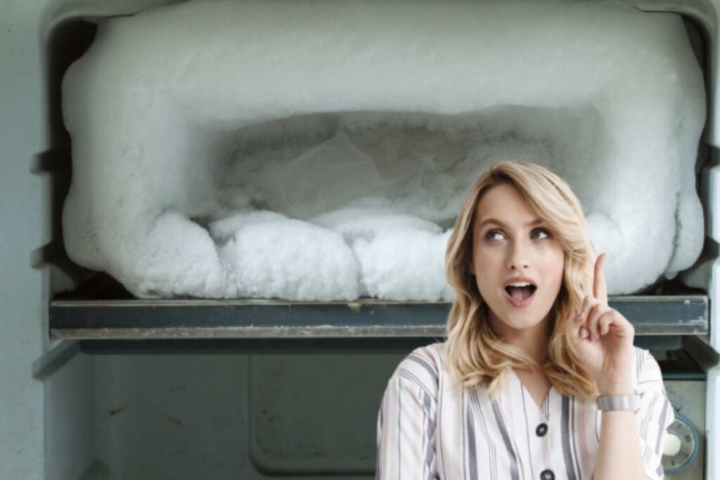 Il ghiaccio non solo riduce lo spazio utile per conservare gli alimenti, ma può compromettere anche l’efficienza energetica e il corretto