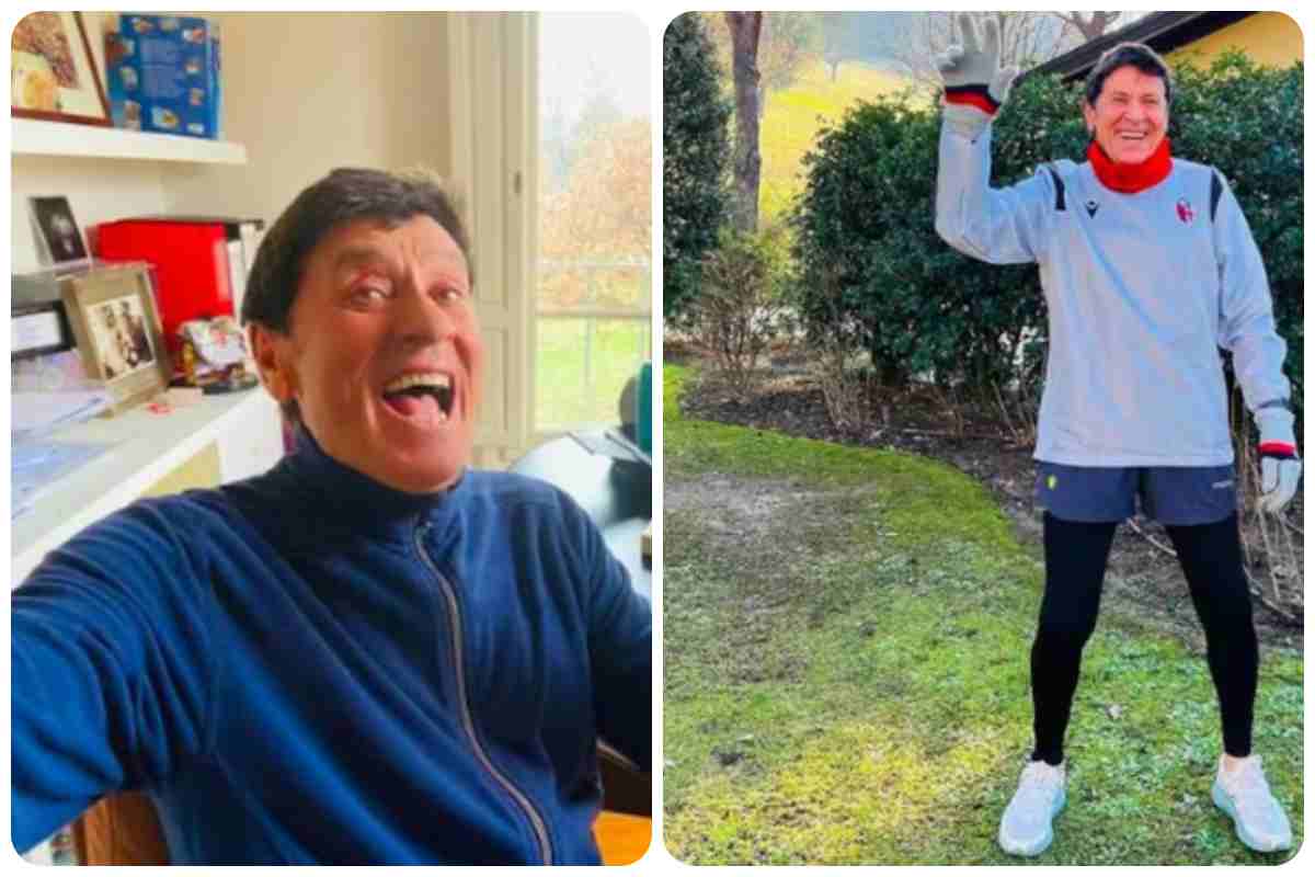 Dettagli della casa di Gianni morandi, studio e giardino