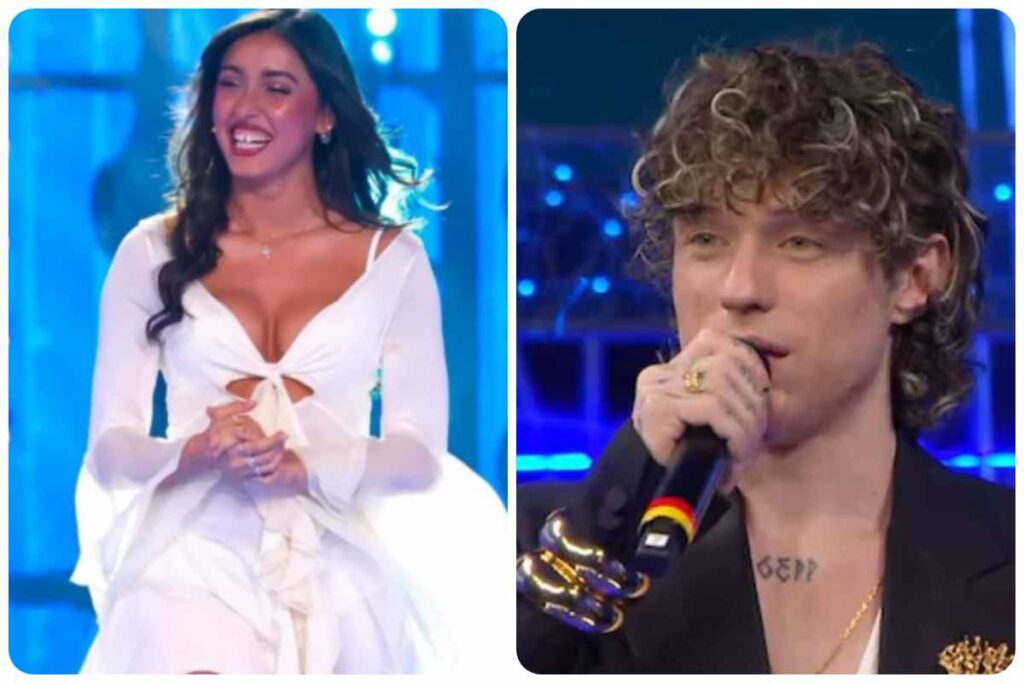 collage di Irama e Giulia Stabile