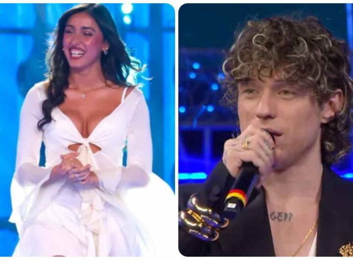 collage di Irama e Giulia Stabile