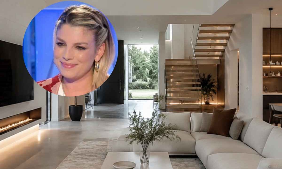 Uno scorcio del salone di Emma Marrone