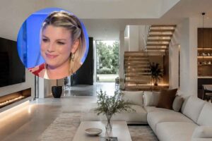 Uno scorcio del salone di Emma Marrone