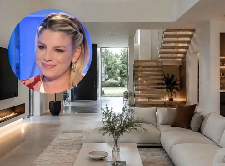 Uno scorcio del salone di Emma Marrone