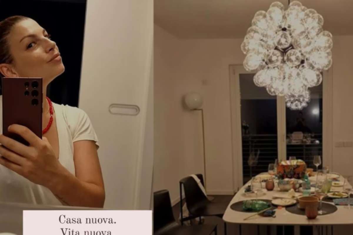 Emma Marrone selfie allo specchio in casa sua